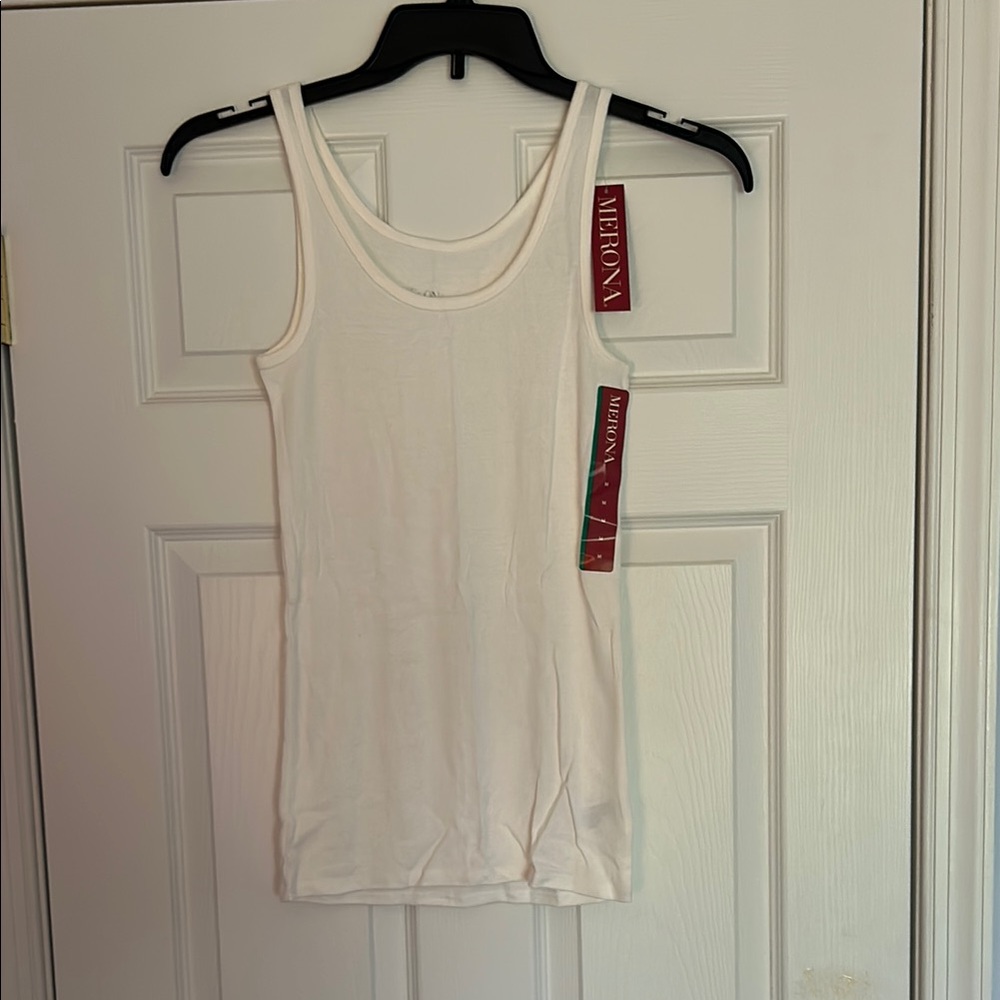 Merona Classic White Tank Top